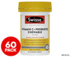 Swisse Ultiboost Vitamin C + Probiotic Chewable Orange 60 Tabs