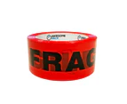 Fragile Printed Packaging Tape Thickness 45 Micron [75 Metres X 48mm] - 6 Tapes