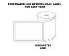 Zebra & All Thermal Transfer Printer Compatible Labels 100mm X 150mm 1000 Labels/roll - 4 Rolls (save 20%)