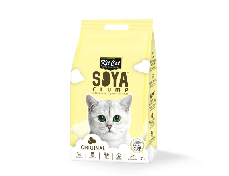 Kit Cat Soya Clumping Cat Litter Original 7L