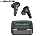 Monster Mission V1 True Wireless In-Ear Gaming Earbuds - Black