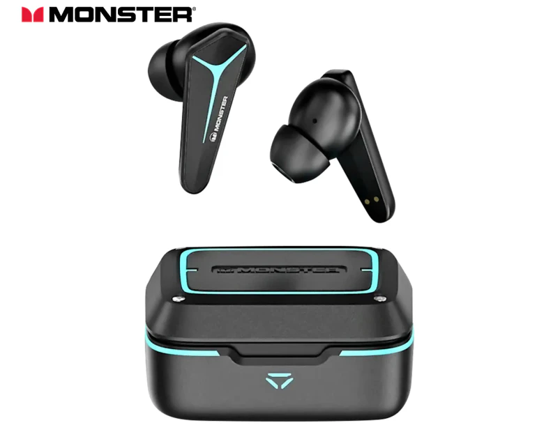 Monster Mission V1 True Wireless In-Ear Gaming Earbuds - Black
