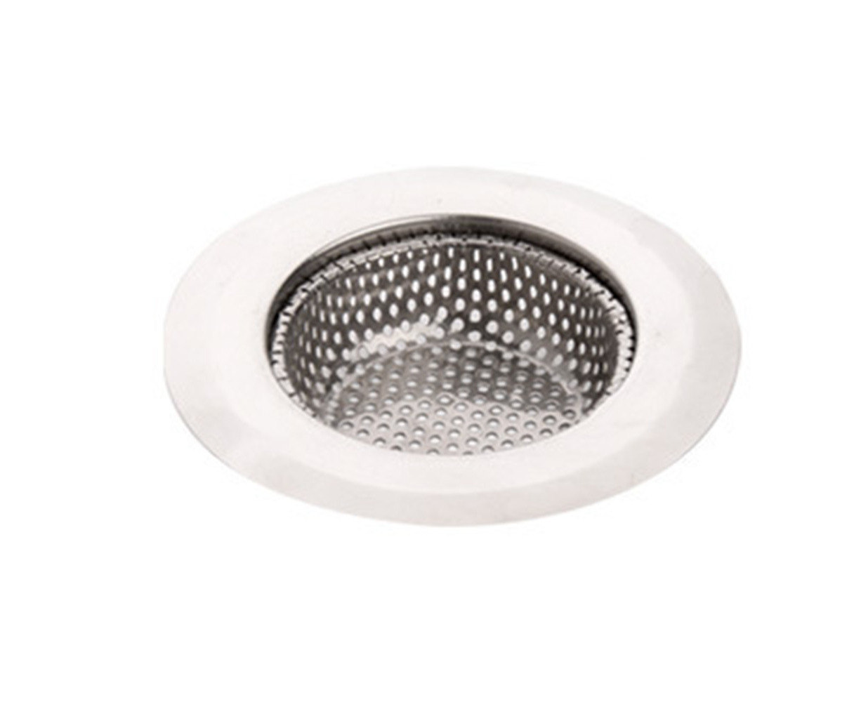 3PC Wide Edge Sink Filter Floor Drain Cover Shower Sewer Stainless ...