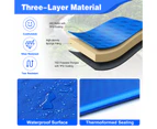 Costway Self Inflating Mattress Camping Sleeping Mat Air Bed Pad with Carry Bag Travel Hiking Picnic Blue