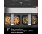 Instant 8L Vortex Plus ClearCook Dual 4L Air Fryer - Silver 140-3128-01-AU