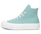 Converse Women's Chuck Taylor All Star Lift High Top Sneakers - Soft Aloe/White