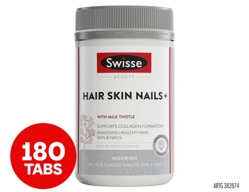 Swisse Beauty Hair Skin Nails+ 180 Tabs