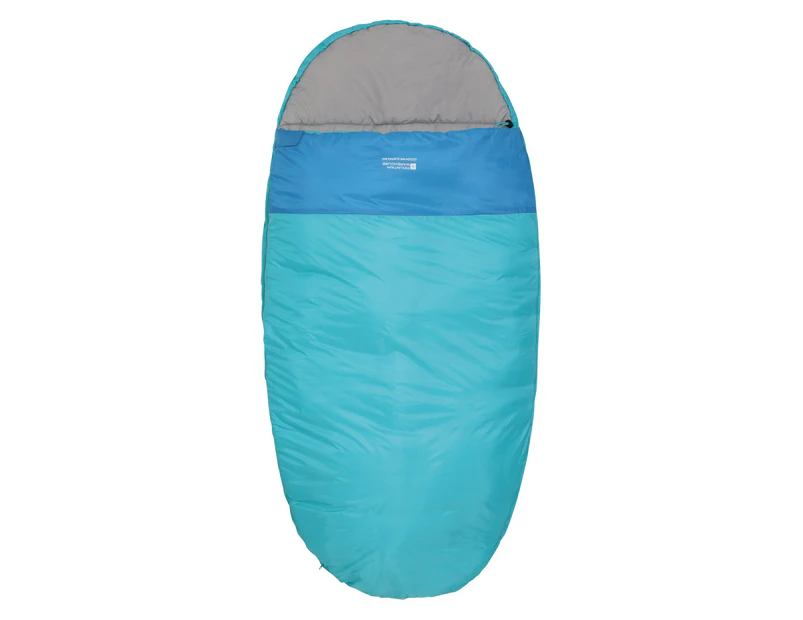 Mountain Warehouse Cocoon Mini Sleeping Bag Lightweight Compact Camping Sack - Blue