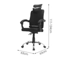 Advwin Office Chair Computer Gaming Reclining Mesh Chair Ergonomic High Back Executive Seat Black
