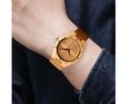 Generous Men's Quartz Watch Leather Strap Wooden Wristwatch-Brown 7
