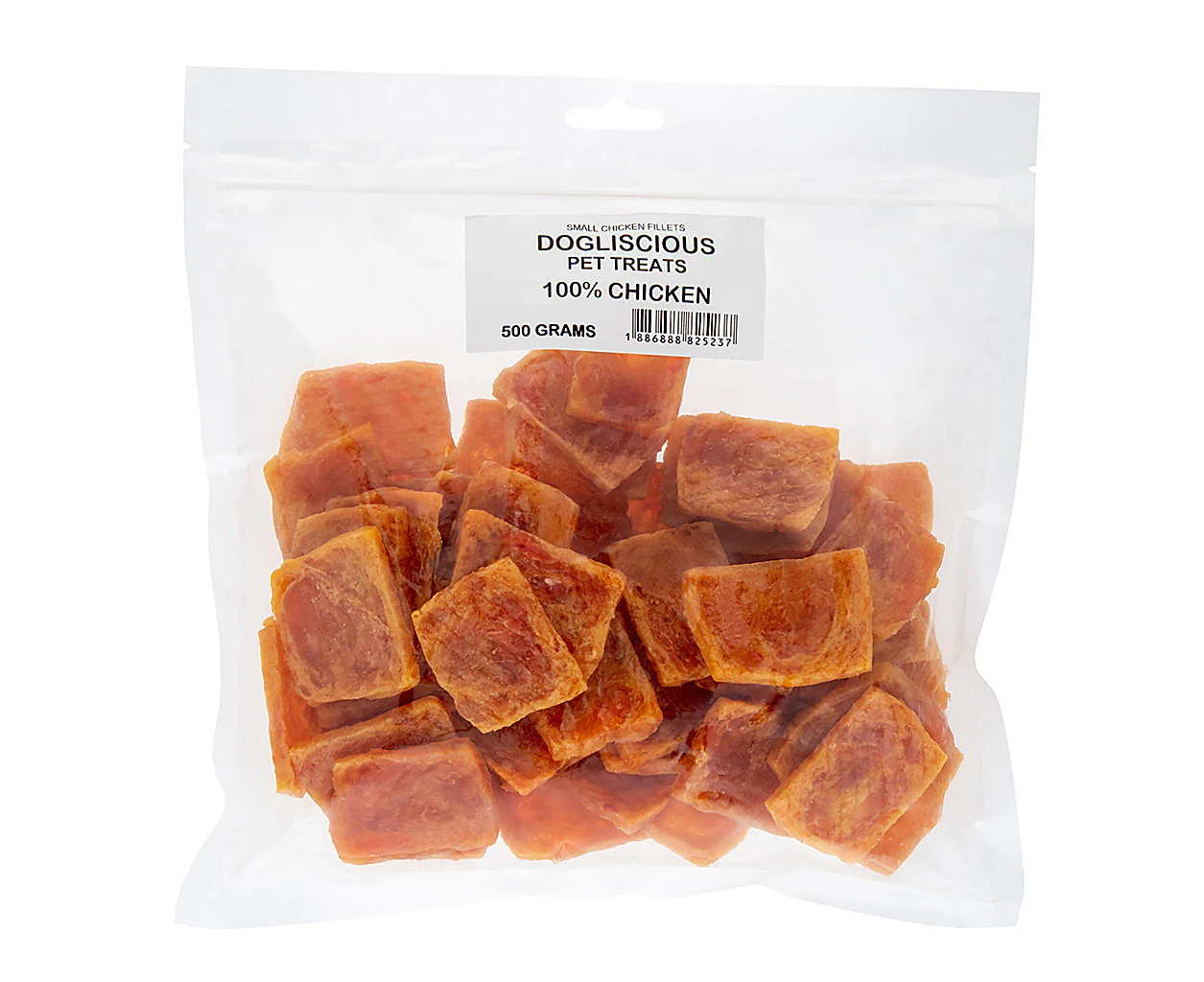 Doglisious Chicken Jerky Small Fillets 500g