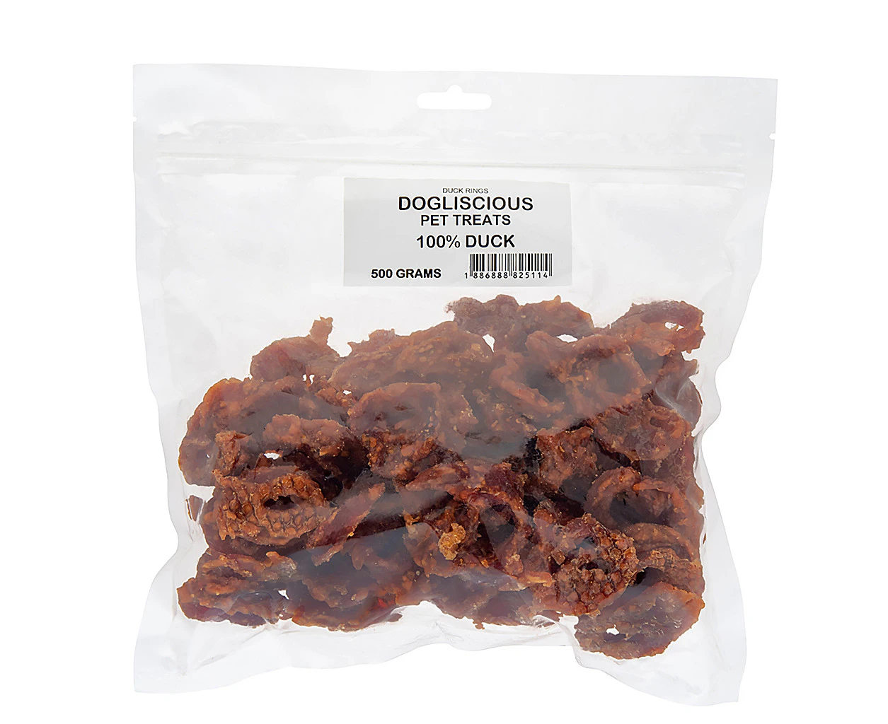 Doglisious Duck Jerky Rings  500g