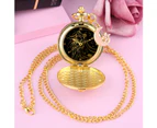 Adorable Color Diamond Case Cover Pocket Watch for Girls Delicate Red Moon Pendant Watch