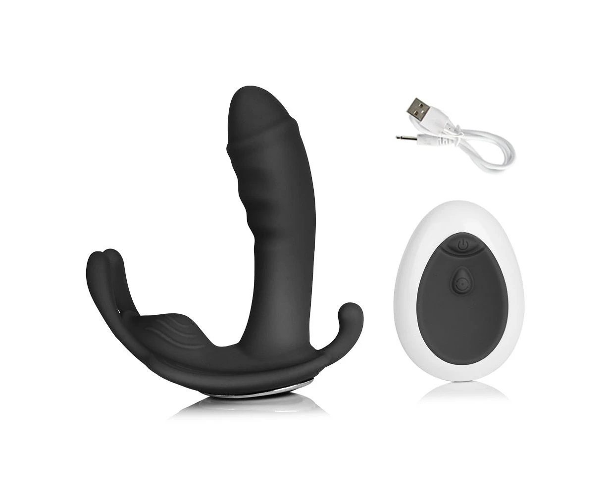 Miraco Wearable Vibrator USB Rechargeable Remote Control - Black