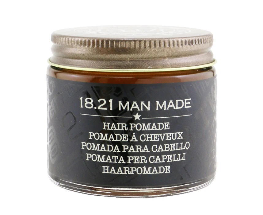 18.21 Man Made Pomade  # Sweet Tobacco (Shiny Finish / Medium Hold) 56.7g/2oz