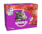 Whiskas Meaty Selections Adult Cat Food 12 x 85g