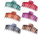Daxstar 6 Pcs Hair Claw Clips for Thick Hair Strong Hold Perfect for Women-A