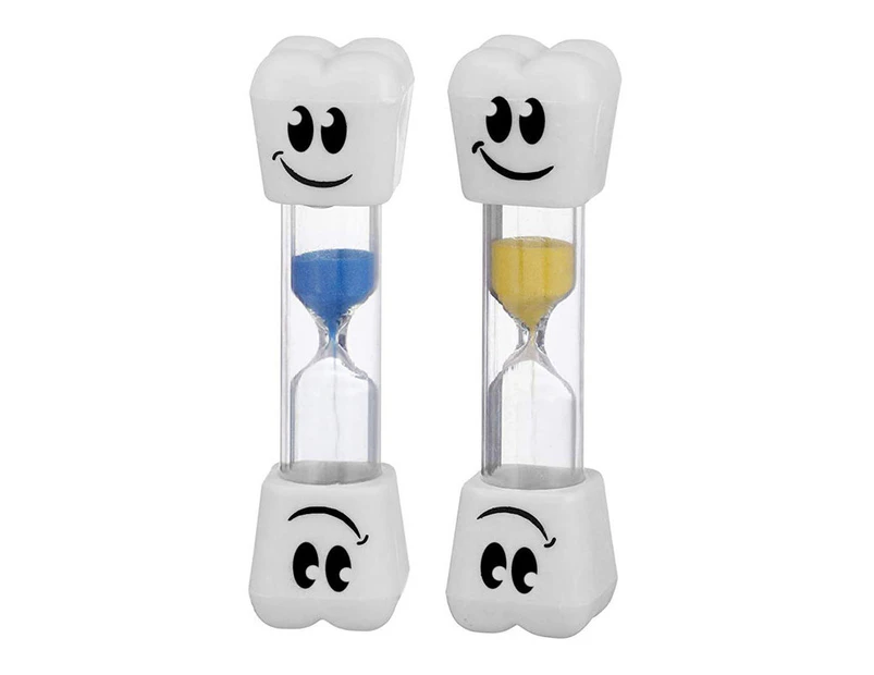 Daxstar Smile Tooth 2 Minute Sand Timer-Yellow/Blue