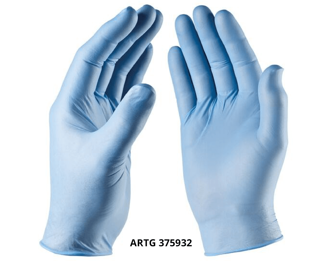100 pcs Nitrile Gloves Rubber Comfortable Disposable Mechanic Nitrile Gloves Exam Gloves Disposable Hand Protection 