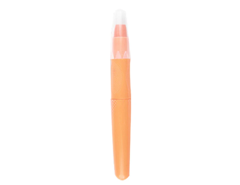 Hair Color Pen Tube Shape High Saturation Natural Extract One Time Hair Dye Instant Coverage Color Stick for Adult-Orange