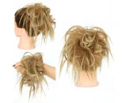 Women Messy Synthetic Hair Bun Chignon Extension Elastic Band Scrunchy Hairpiece-Q17 30T4#
