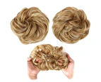 10cm Women Hair Bun Extension Wavy Curly Messy Donut Chignons Wig Hairpiece-5#