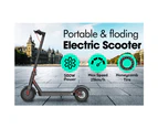 M365 Electric Scooter Folding Motorised Scooters Honeycomb Tires with shock Absorber Black A11E