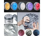 Unisex Professional Easy Modeling Temporary Dye DIY Hair Color Wax Hair Cream-Grey