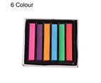6/12/24/36 Color Salon Hair Temporary Chalk Dye Colour Kit Non-toxic Pastels-6 Colour