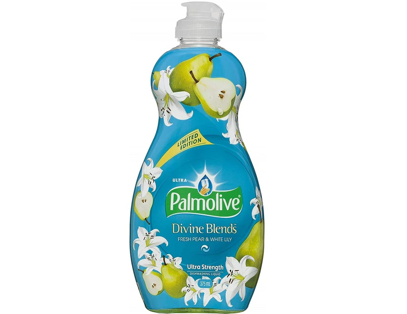 Palmolive Dishwashing Liquid Ultra Concentrate Divine Blends Fresh Pear & White Lily 375mL