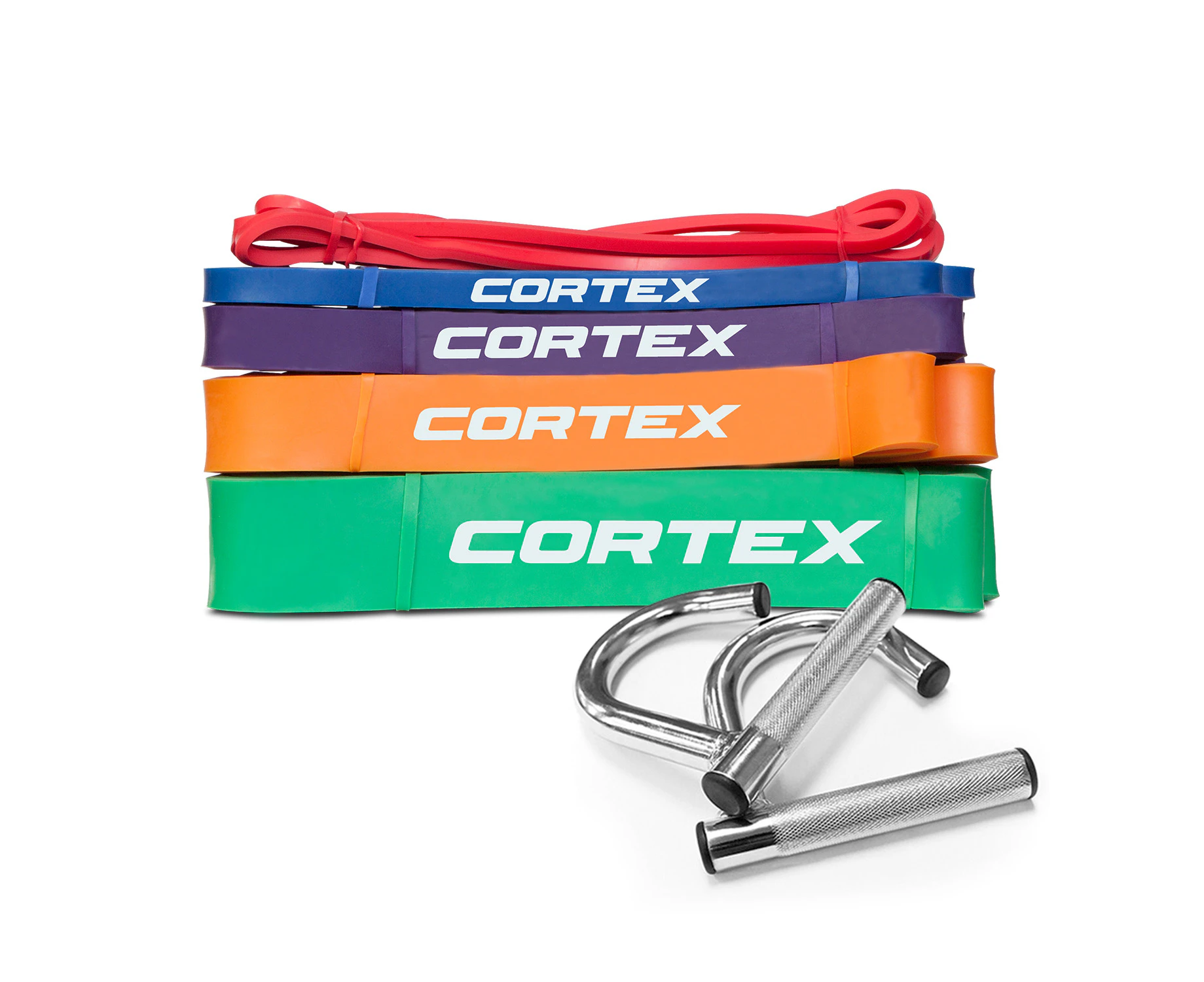 Lifespan Cortex Resistance Bands Set of 5 & Handles