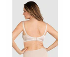 Naturana Moulded Wirefree Soft Cup Minimiser Bra in Light Beige
