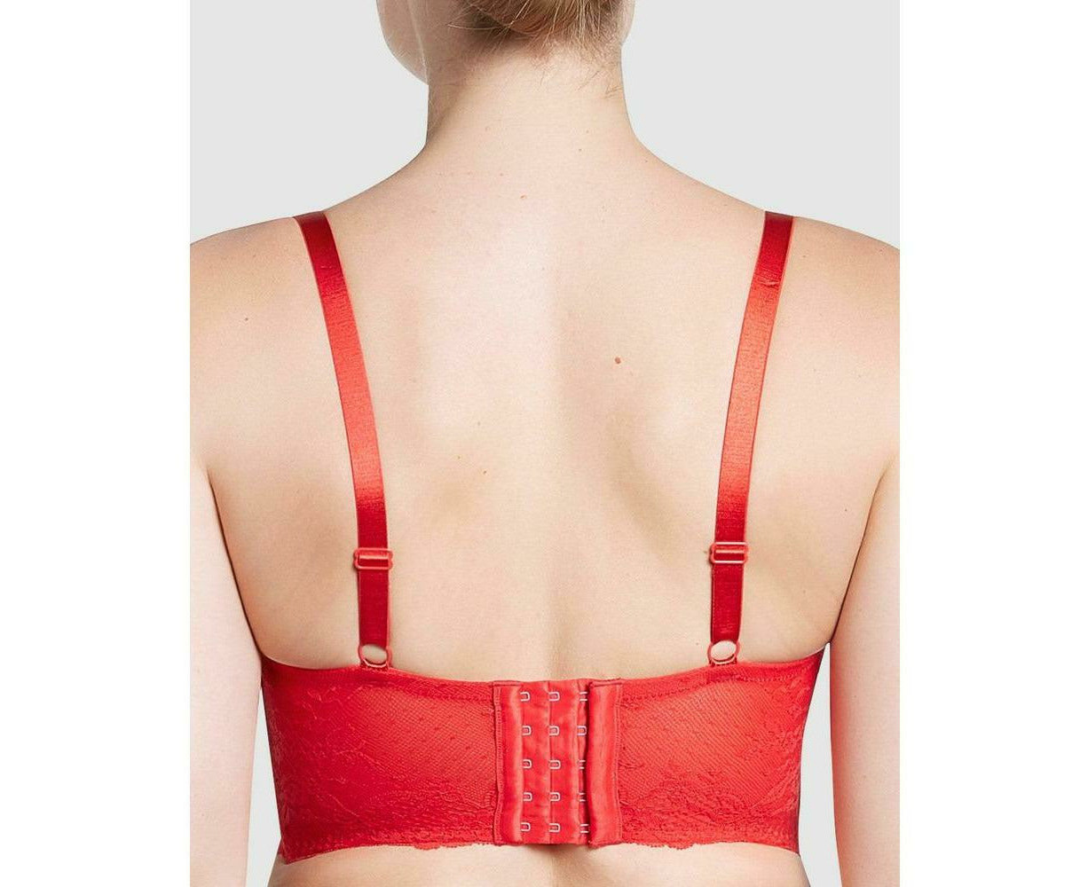 Parfait Bonded Seamless-Effect Hipster Brief In Racing Red