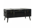 vidaXL Coffee Table MDF and Steel 102x51x48 cm