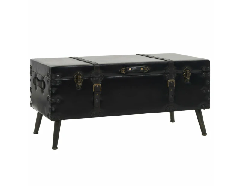 vidaXL Coffee Table MDF and Steel 102x51x48 cm