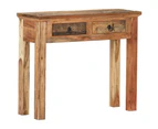 vidaXL Console Table 90.5x30x75cm Solid Acacia Wood and Reclaimed Wood