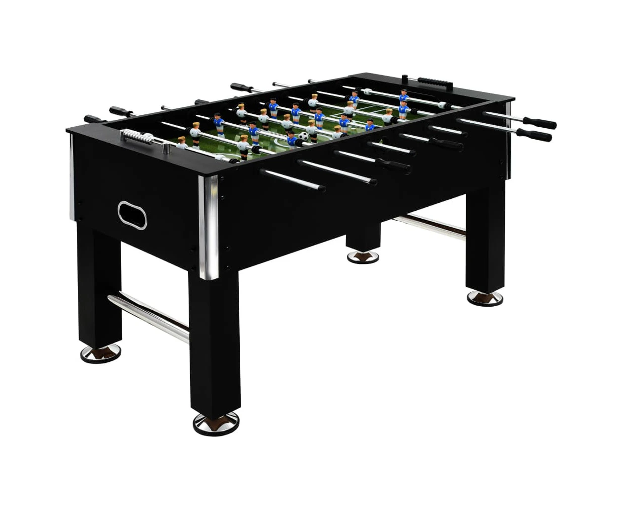 vidaXL Football Table Steel 60 kg 140x74.5x87.5 cm Black