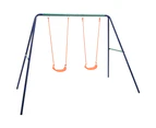 vidaXL Swing Set with 2 Seats Steel