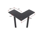 Dining Table Legs Set Of 4 Industrial Retro Hairpin Table Legs 12Mm Steel Bench Desk 41Cm Black