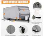 SAN HIMA 16-18ft Caravan Cover Campervan 4 Layer Heavy Duty UV Carry bag Covers