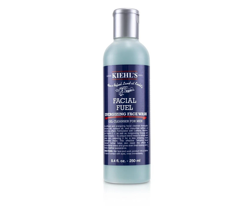 Kiehl's Facial Fuel Energizing Face Wash Gel Cleanser 250ml/8.4oz