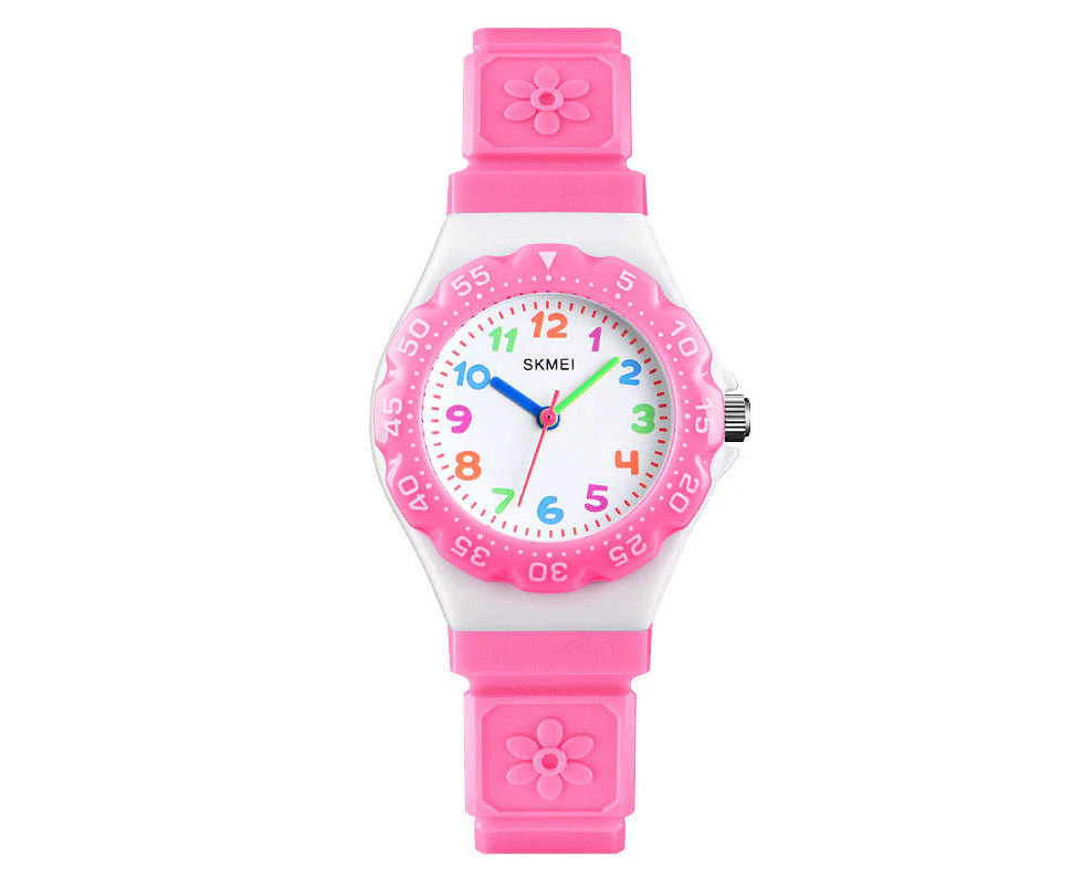 WIWU Girls Waterproof Quartz Watch Fashion Watch-Pink12