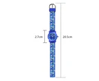WIWU Kids Silicone Camouflage Watches 3D Cartoon Military Watches-Blue25
