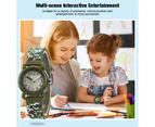 WIWU Kids Silicone Camouflage Watches 3D Cartoon Military Watches-ArmyGreen25