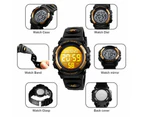 WIWU Kids Fashion Digital Watch Boys Sports Waterproof Led Watches-Gold01