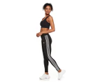 Adidas Women's Loungewear Essentials 3-Stripes Leggings / Tights - Black/White