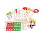 Wooden Tool Toolbox Toy Kids Educational Construction Toy