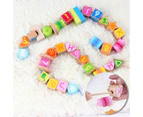 Stringing Lacing Beads for Kids Building Block Stacking Toys