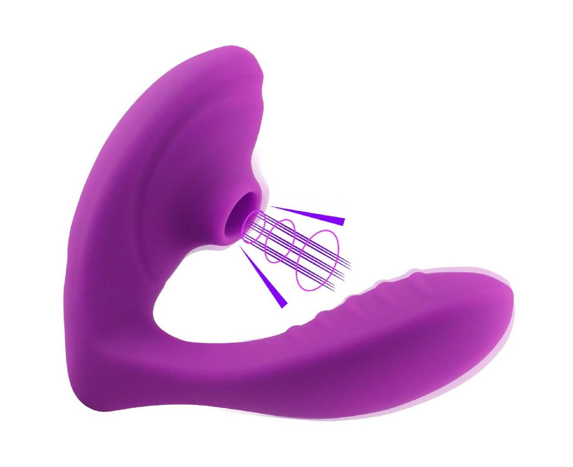 Miraco Sucking Vibrator Women's G-Spot USB Rechargeable Purple