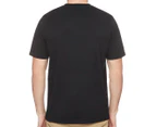 Dickies Men's Castleton Tee / T-Shirt / Tshirt - Black/Teal